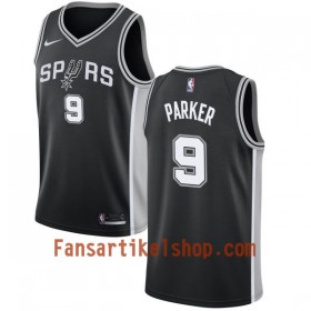 NBA San Antonio Spurs Trikot Tony Parker 9 Nike 2017-18 Schwarz Swingman - Herren
